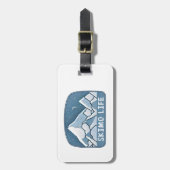 Skimo Life Gepäckanhänger (Vorderseite vertikal)