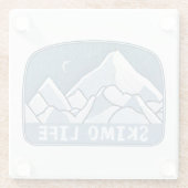 Skimo Life Glasuntersetzer (Rückseite)