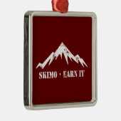 Skimo, verdiene es ornament aus metall (Rechts)