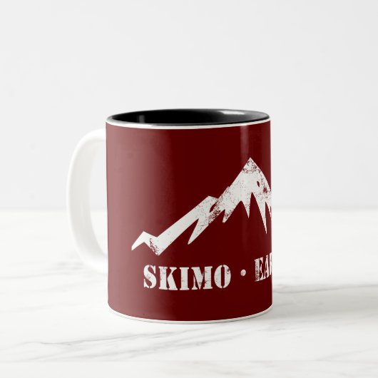 Skimo, verdiene es zweifarbige tasse (Vorderseite Links)