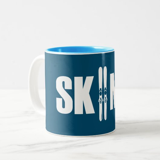 Skimo Zweifarbige Tasse (Vorderseite Links)