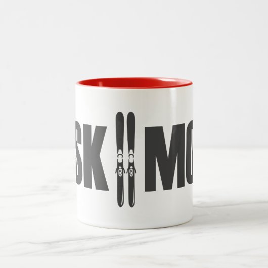 SkiMo Zweifarbige Tasse (Mittel)