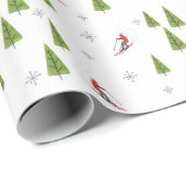 Skimuster Geschenkpapier (Rolleneckpunkt)