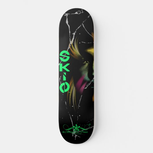 Skin 3/6 skateboard (Vorderseite)