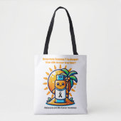 Skin Caner Melanoma Awareness Beach Tasche (Vorderseite)