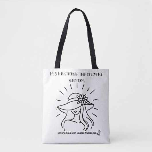 Skin Canner Melanoma Awareness Sun Safety Tasche (Vorderseite)