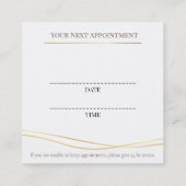 Skin care & Beauty Appointment Card Terminkarte (Rückseite)