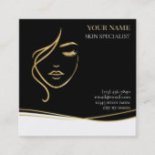 Skin care & Beauty Appointment Card Terminkarte (Vorderseite)