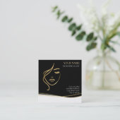 Skin care & Beauty Appointment Card Terminkarte (Stehend Vorderseite)