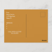 Skin Care Esthetician Business Salon Branding B Postkarte (Rückseite)