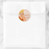 Skin Care Esthetician Business Salon Vielen Dank Runder Aufkleber (Tasche)