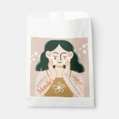 Skin Care Esthetician Business Salon Wellness-Cent Geschenktütchen (Vorderseite)