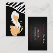 Skin Care Massage Wellness-Center Vector Girl Busi Visitenkarte (Vorne/Hinten)