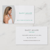 Skin Care Slogans Business Cards Visitenkarte (Vorne/Hinten)