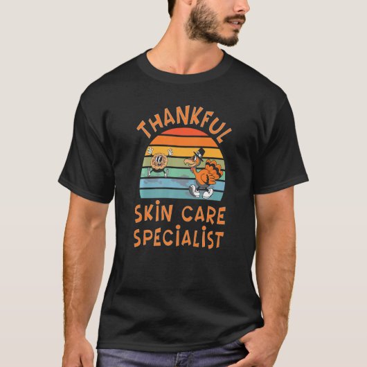Skin Care Specialist Job  Thanksgiving T-Shirt (Vorderseite)