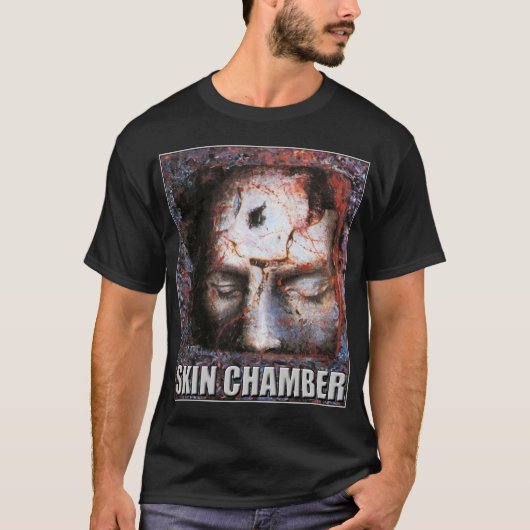 Skin Chamber "Trial" Art Black T-Shirt (Vorderseite)