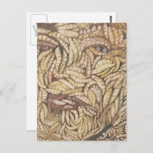 "Skin Deep" Postkarte (Vorne/Hinten)