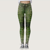 Skin-Muster der Reptilien-Krokodil-Alligator Leggings (Vorderseite)