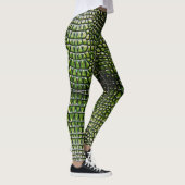 Skin-Muster der Reptilien-Krokodil-Alligator Leggings (Rechts)