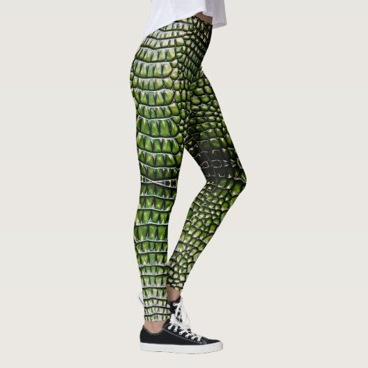 Skin-Muster der Reptilien-Krokodil-Alligator Leggings (Rechts)