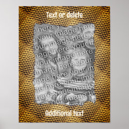 Skin-Musterrahmen für Schlangen erstellen Sie Ihr  Poster