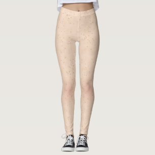 Skin Textur blass mit vielen Freckles Leggings