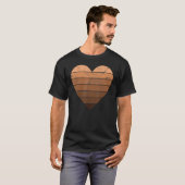 Skin Tone Heart Black History Melanin Afro African T-Shirt (Vorne ganz)