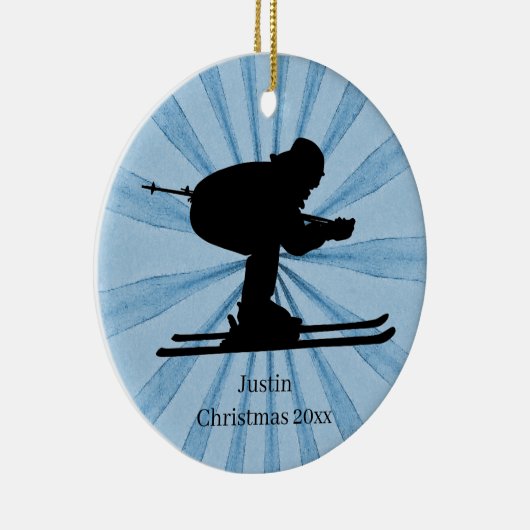 Skiname Keramik Ornament (Rechts)