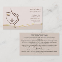 Skincare & Beauty After Care Card Terminkarte