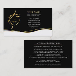 Skincare & Beauty After care Card Terminkarte