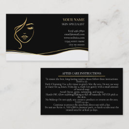 Skincare & Beauty After care Card Terminkarte