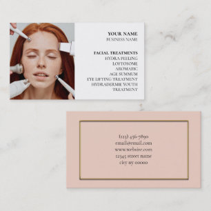 Skincare & Beauty Salon Visitenkarte