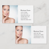 Skincare & Beauty Salon Visitenkarte (Vorne/Hinten)