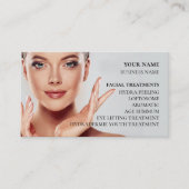 Skincare & Beauty Salon Visitenkarte (Vorderseite)