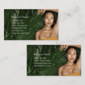 Skincare & Beauty Salon Visitenkarte (Vorne/Hinten)
