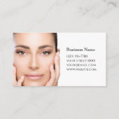 Skincare & Beauty Salon Visitenkarte  (Rückseite)