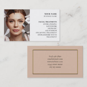 Skincare & Beauty Salon Visitenkarte