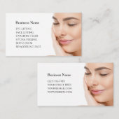 Skincare & Beauty Salon Visitenkarte (Vorne/Hinten)