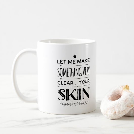 Skincare Beratergeschenk Kaffeetasse (Mit Donut)