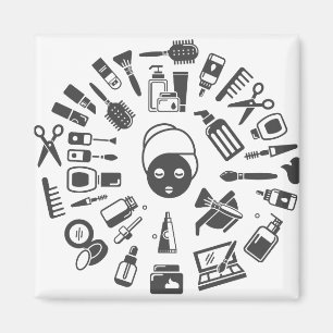 Skincare Produkt-Kreis Magnet