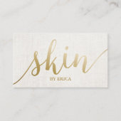 Skincare Salon Wellness-Center Esthetician Albergo Terminkarte (Vorderseite)