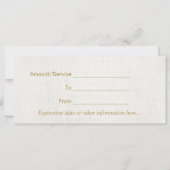 Skincare Salon Wellness-Center Geschenkgutscheine (Rückseite)