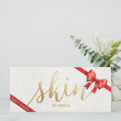 Skincare Salon Wellness-Center Geschenkgutscheine (Stehend Vorderseite)