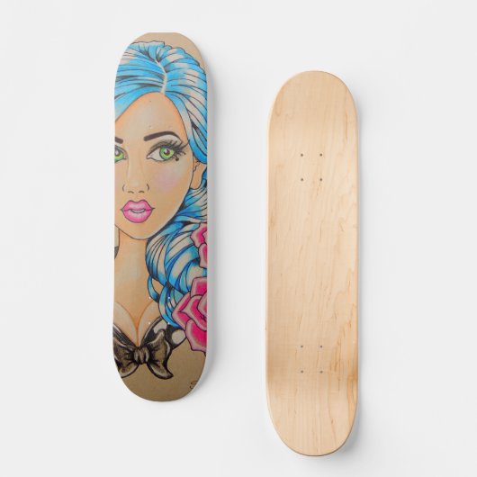 Skinderella Skate-Plattform Skateboard (Vorderseite)