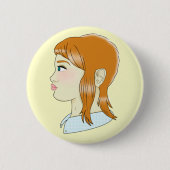 Skinhead Byrd traditionelle Tätowierung Button (Vorderseite)