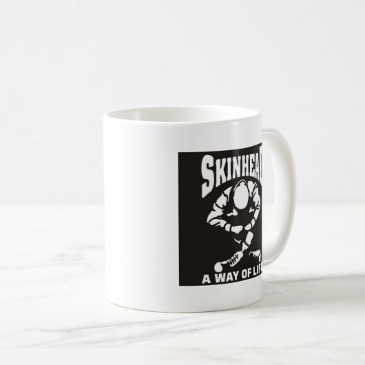 SKINHEAD EINE LEBENSART KAFFEETASSE (VorderseiteRechts)