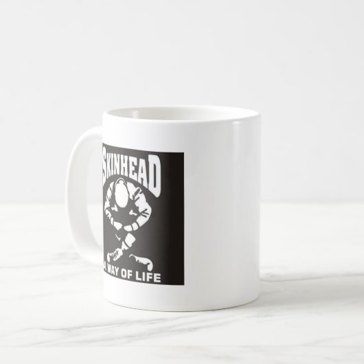 SKINHEAD EINE LEBENSART KAFFEETASSE (Vorderseite Links)