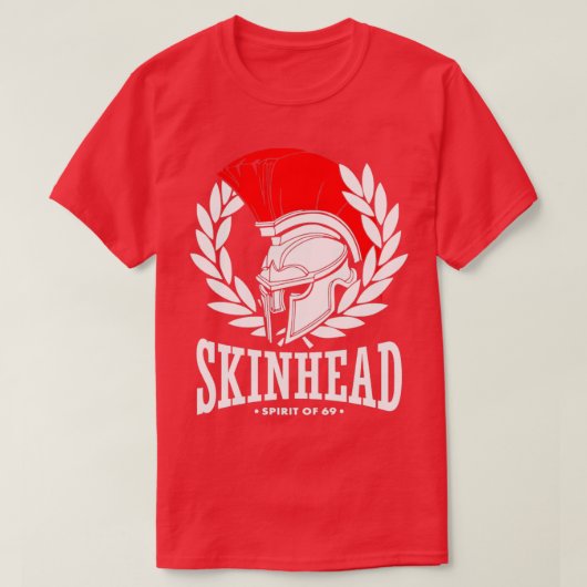 Skinhead Helmet T-Shirt (Design vorne)