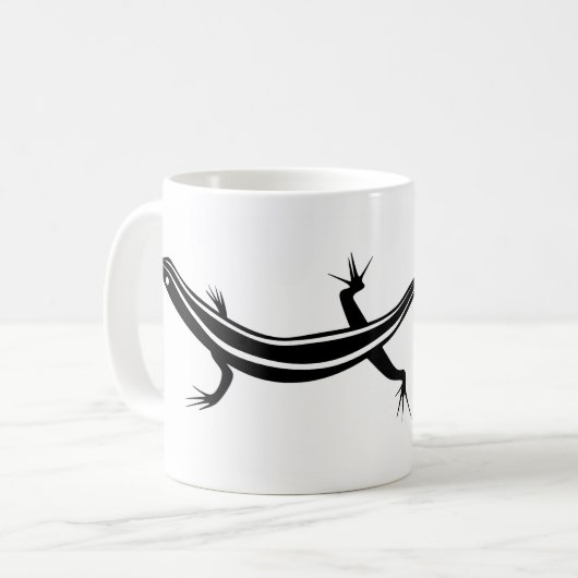 Skink Eidechsen-Tasse Kaffeetasse (Vorderseite Links)