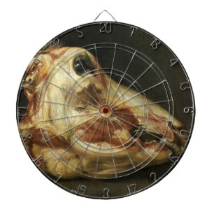 Skinned Head of a Young Bull by Boselli Dart Board Dartscheibe